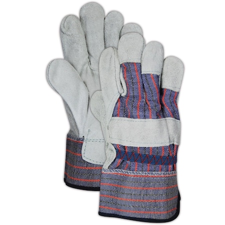 Magid Leather Palm Gloves, Wing Thumb, Pearl, 12 PK TB725E